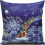 Aberto Design Cojín Multicolor 43 x 43 cm con Relleno de Silicona